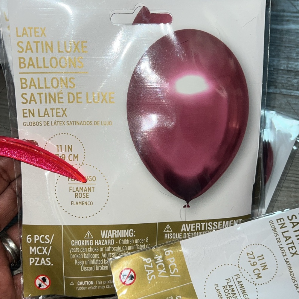 Satin Luxe Balloons - 6 Pack